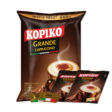 印尼可比可咖啡卡布奇诺意式速溶三合一原装进口特浓咖啡粉袋装