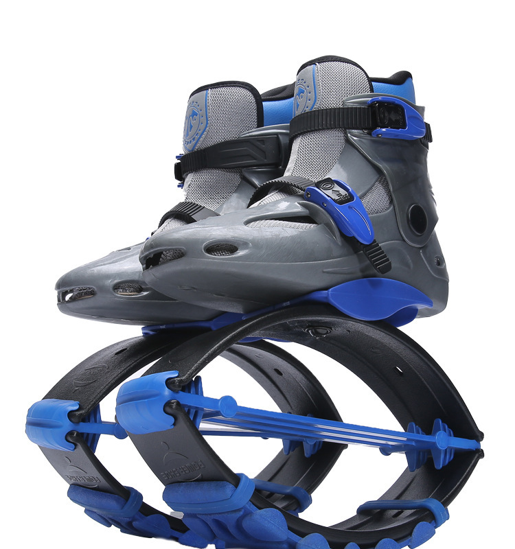 成人健身太空鞋跳跳鞋弹簧鞋跑步轮滑高跷鞋弹跳鞋儿童青年弹力鞋