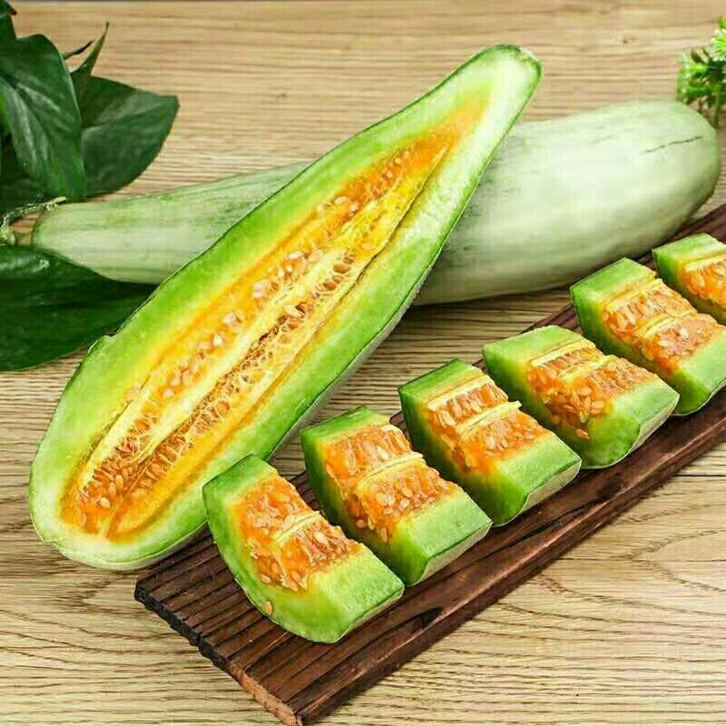 头茬羊角蜜瓜博洋61/9号甜瓜当季新鲜水果孕妇小香瓜混装整箱