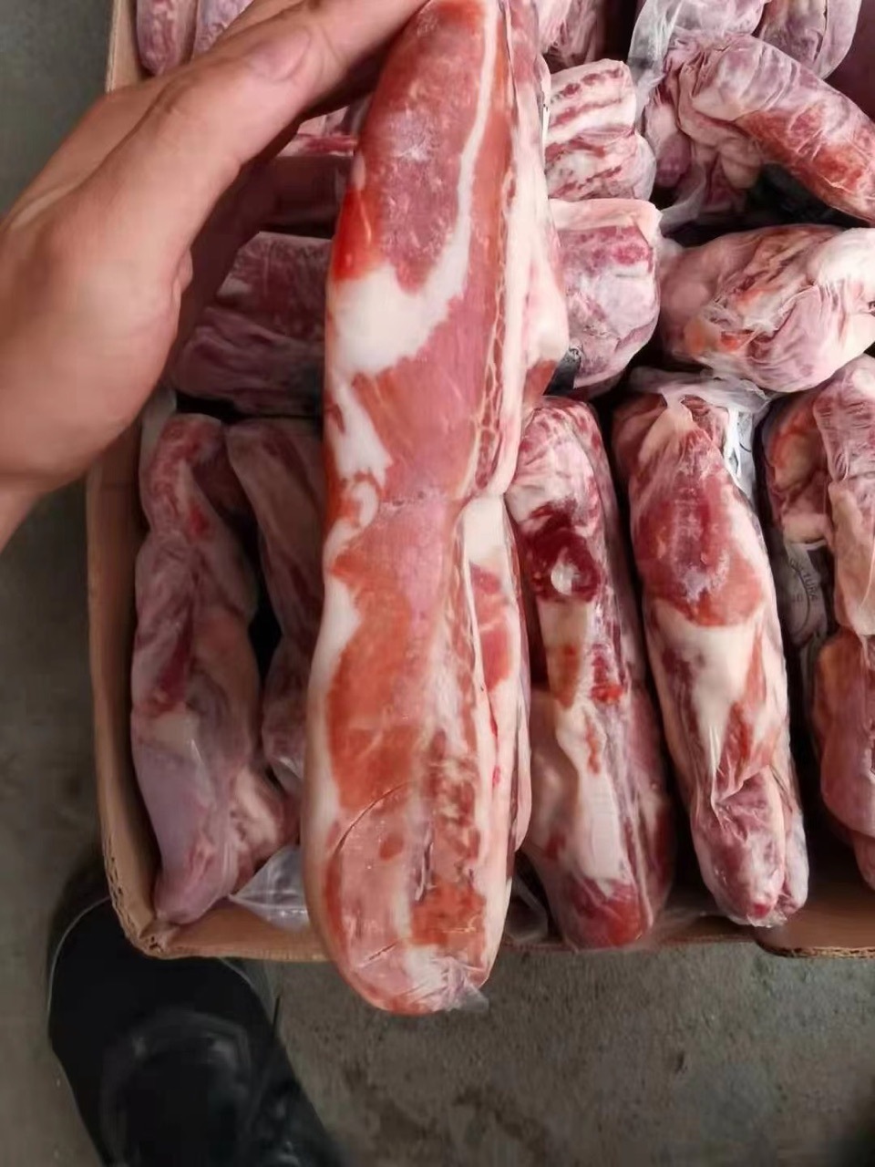 巴西4507谷饲牛肋条胸腹短肋日料烤肉食材韩式烤肉安格斯牛肉商用