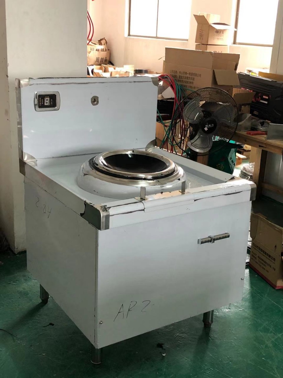 0成交9台商用大功率12kw食堂爆炒大炒炉单头单尾电磁灶15000w￥2680.