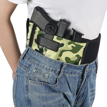 亚马逊新款迷彩枪套 户外手枪枪套迷你枪套腰带 战术腰部隐藏枪带