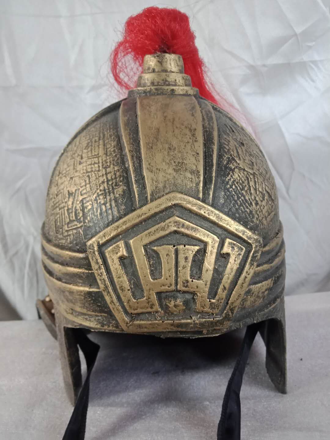 仿中国古代将军头盔酒吧密室博物馆摆件中国古装舞台演出拍摄道具