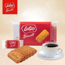 1/15 和情比利时进口Lotus焦糖饼干办公室零食小包装咖啡零食156g
