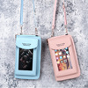 2022 new pattern Mobile phone bag lady wallet Inclined shoulder bag coin purse Korean Edition The single shoulder bag multi-function Touch screen Mobile phone bag