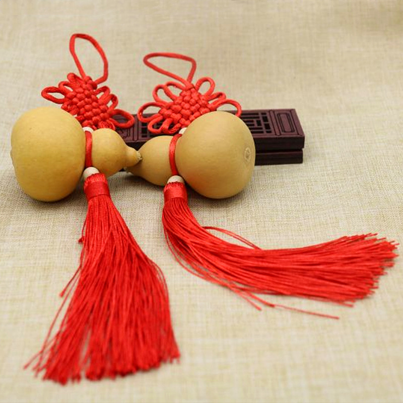 手编diy创意聊城种植腰葫芦旅游节日礼物中国结红绳喜庆用品葫芦
