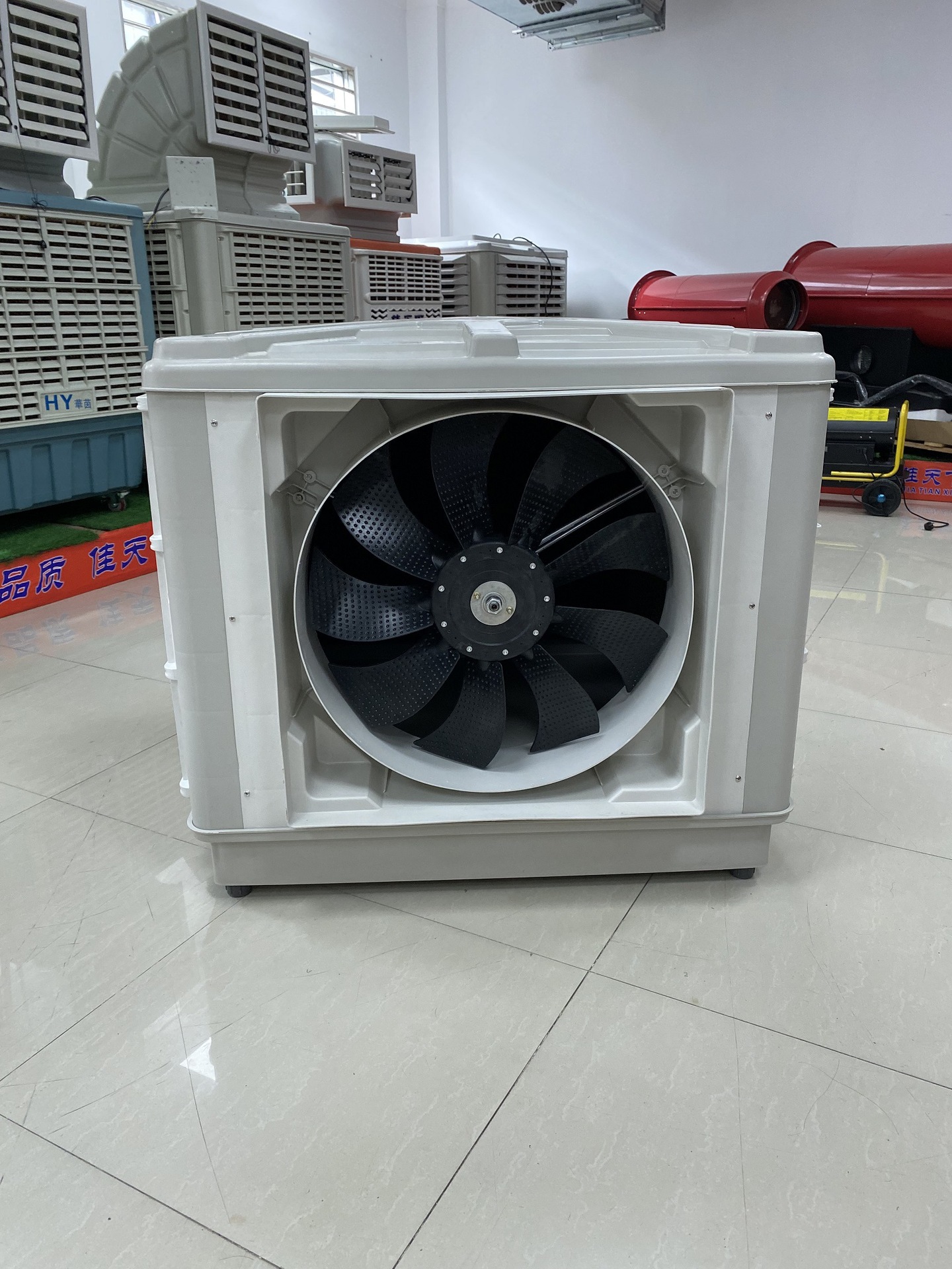 壁挂冷气机蒸发式冷风机侧出风尼龙9叶超静音工业冷风机环保空调