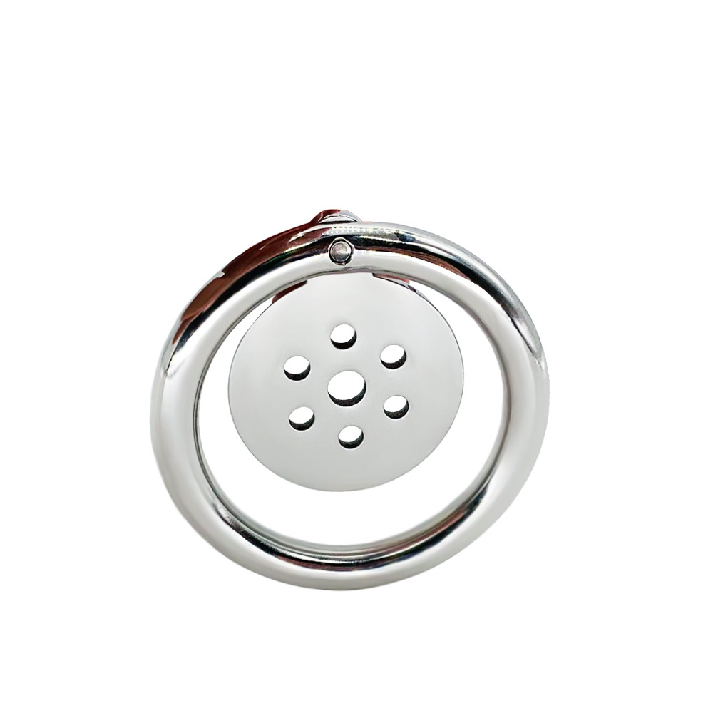 frrk男用金属cb锁锅盖锁平板阳具锁短款贞操锁贞洁器情趣道具批发