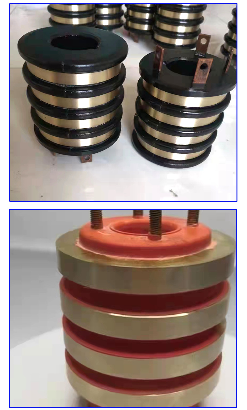 导电滑环yzr电机集电环132 160 180 铜包装 电机集电环多路滑环导