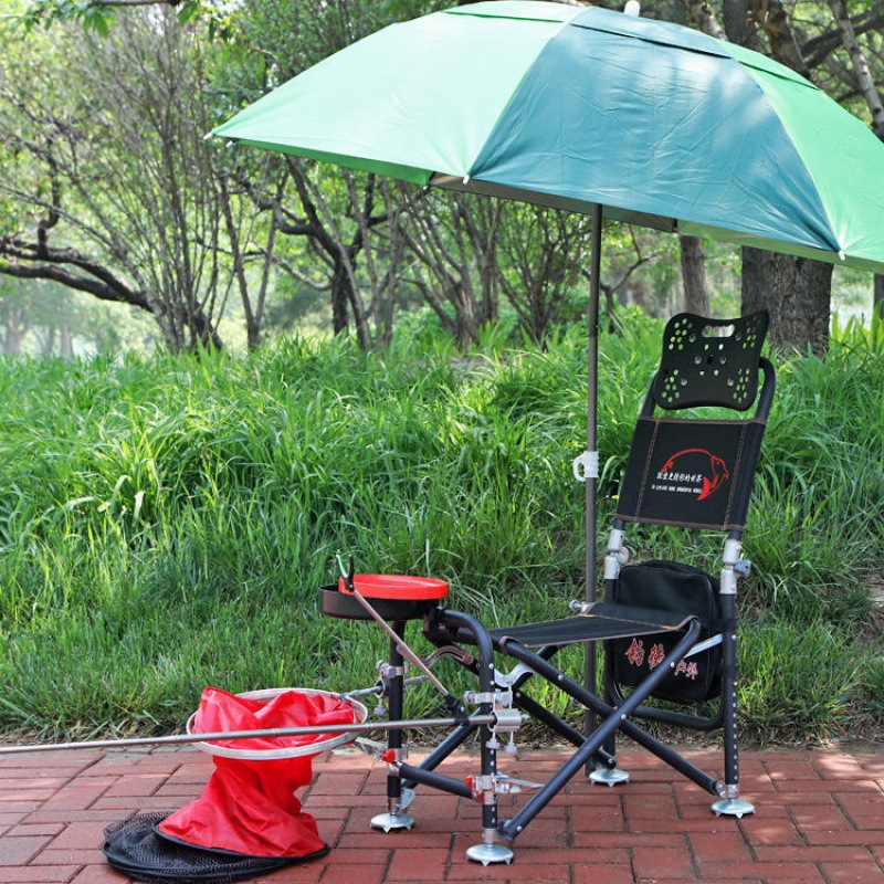 连球钓箱新款钓鱼椅钓椅折叠式野钓椅便携钓鱼凳可躺地形钓鱼座椅