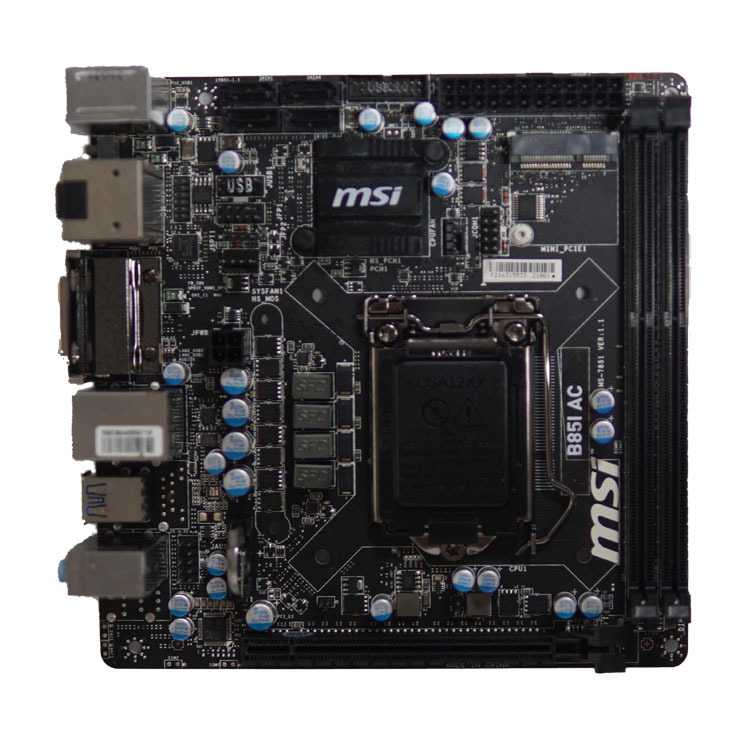 适用b85i ac lag 1150台式机16gb mini itx主板
