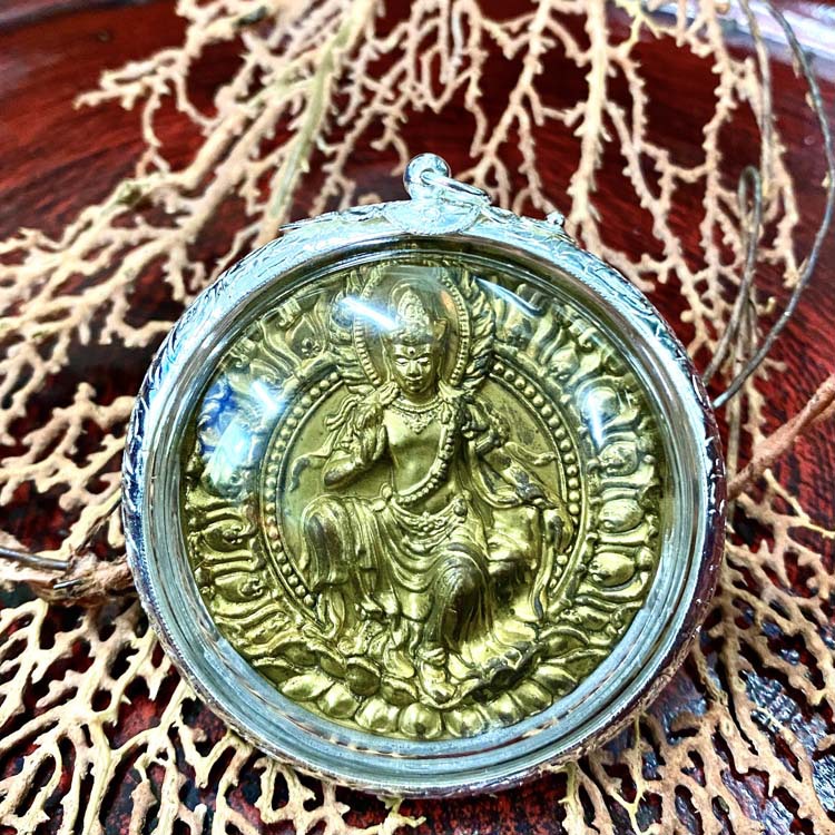 舍玛商贸2550龙婆龙耐泽度金沙维蜀金属版含壳无卡真品泰国佛牌