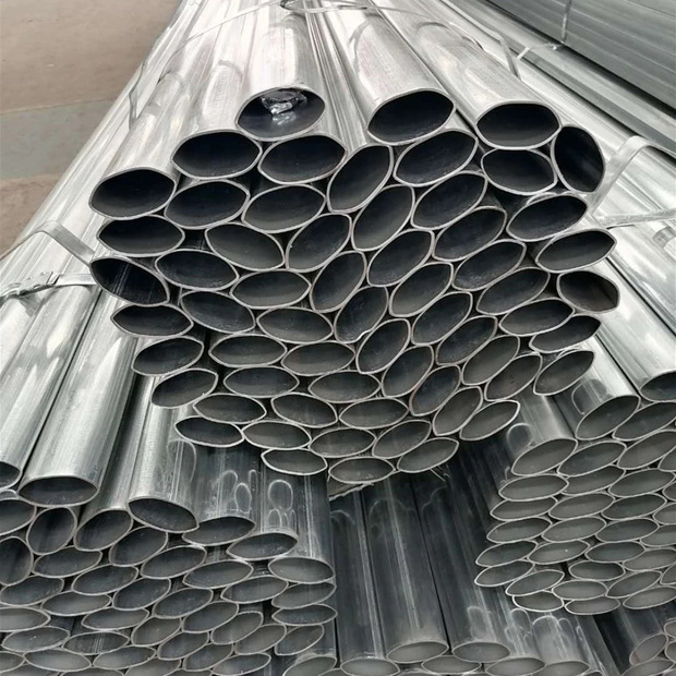 厂家定制异型钢管 60*120鸭蛋圆 平椭圆 护栏扶手管 套筒八角管