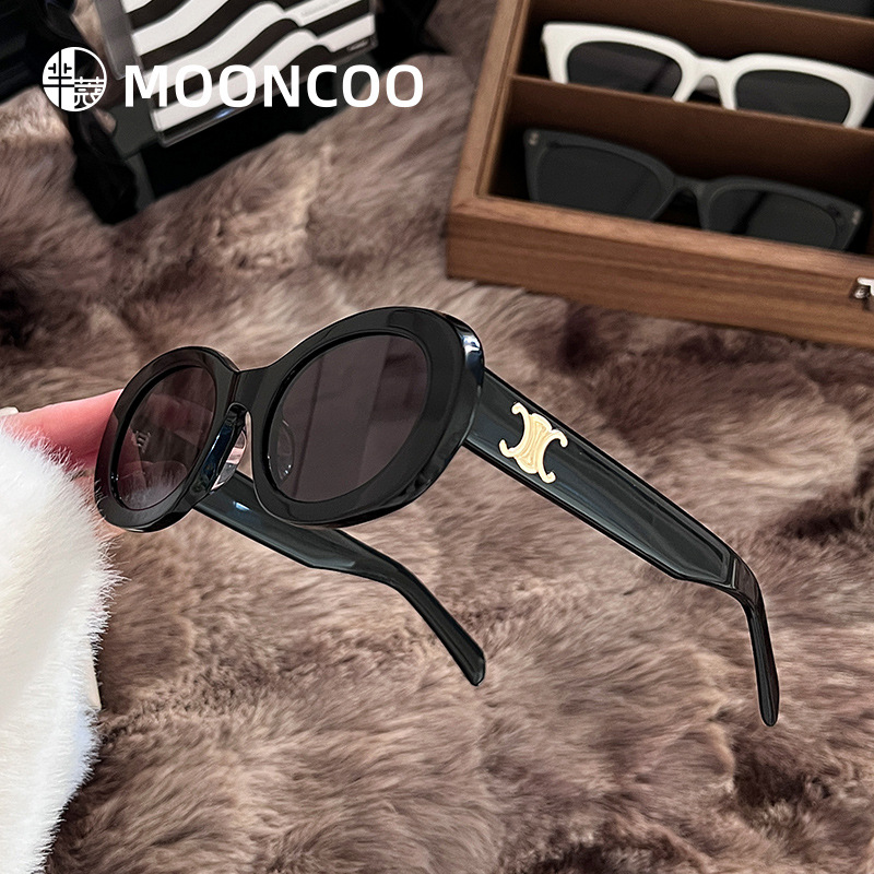 芈蔻时尚潮流板材尼龙猫眼墨镜女高级感户外驾驶太阳眼镜现货批发