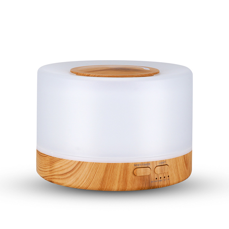 Wood Grain Humidifier Household Heavy Fog Wholesale Colorful Essential Oil Aroma Diffuser Ultrasonic Aroma Diffuser