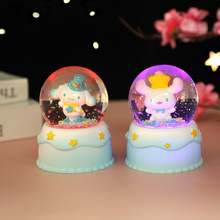 新款ins库洛米水晶球创意发光三丽鸥玻璃球儿童礼物学生礼品批发
