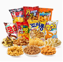韩国进口克丽安膨化零食礼包巧克力芝士条蜡笔小新芝麻脆厂家批发