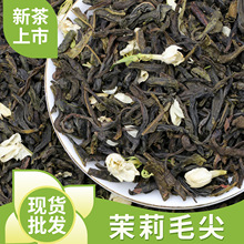 广西横县厂家直销茉莉毛尖浓香型小白毫花茶一级散装茉莉花茶批发