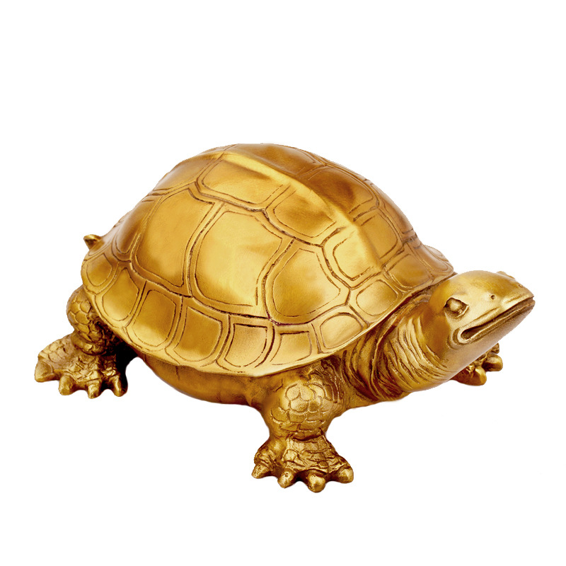 中式客厅铜乌龟摆件铜龟黄铜长寿龟居家小乌龟金钱龟工艺品-阿里巴巴