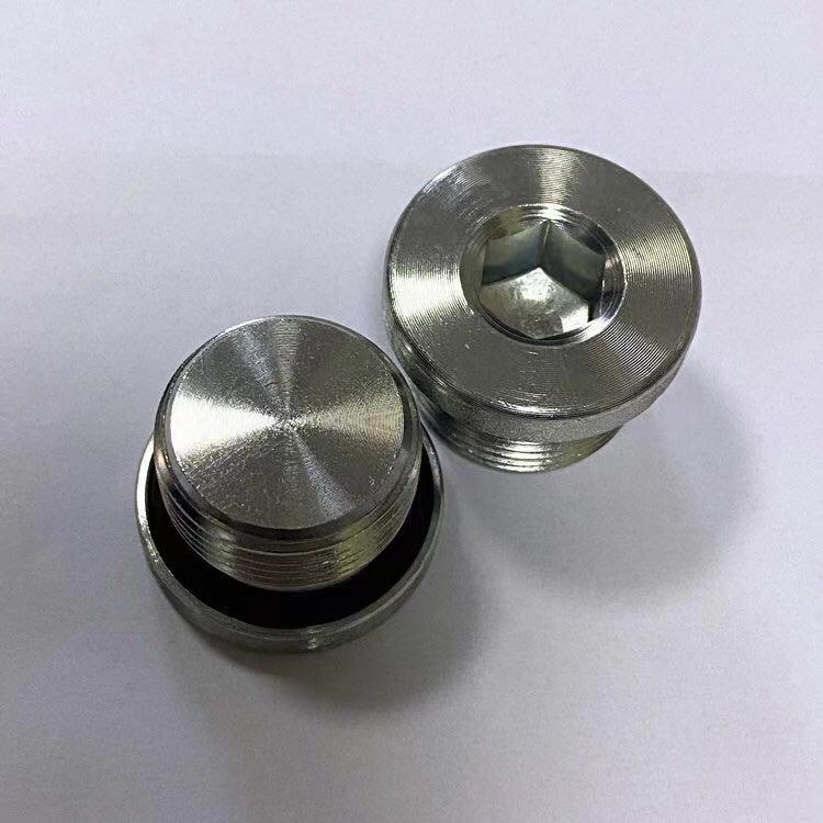 公制外螺纹ed圈密封内六角堵头堵塞螺塞油塞螺堵 液压接头-阿里巴巴