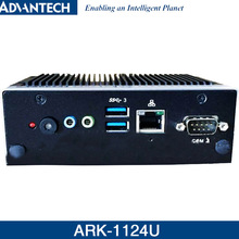 研华ARK-1124U无风扇嵌入式工控机N3350双核处理器双千兆和4个USB
