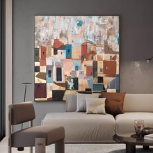 现代抽象毕加索客厅装饰画法式复古艺术客厅挂画卧室餐厅背景墙画