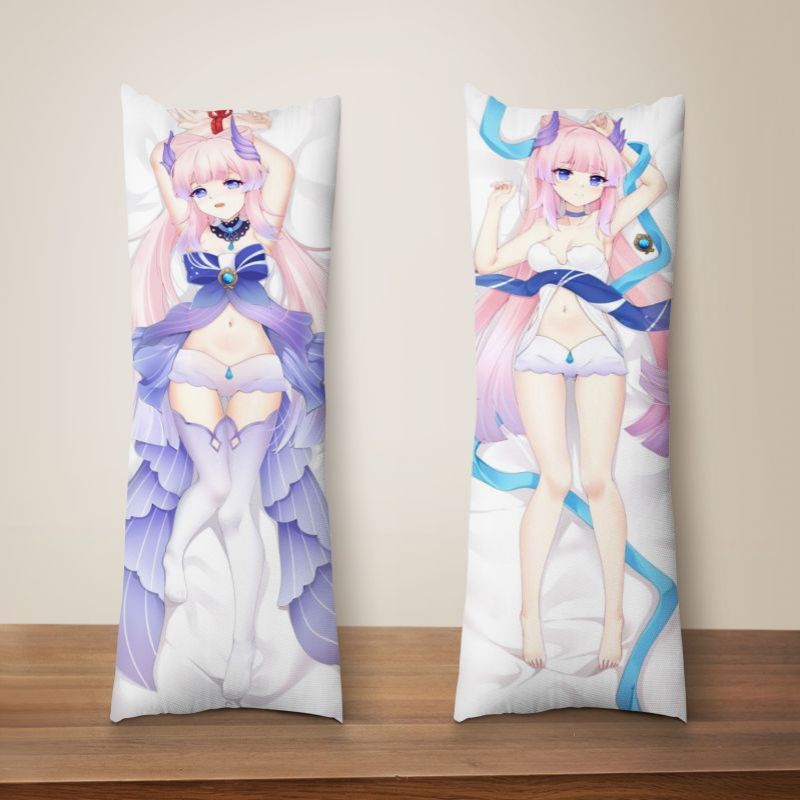 原神等身抱枕珊瑚宫心海动漫游戏枕套周边卡通长条靠枕跨境专供