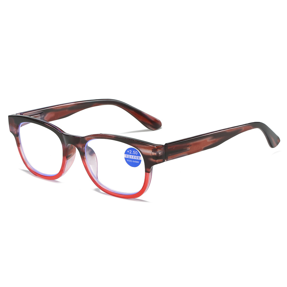 New Fashion Gradient Jelly Color Presbyopic Glasses HD Printing Presbyopic Glasses Men and Women Same Style Wholesale