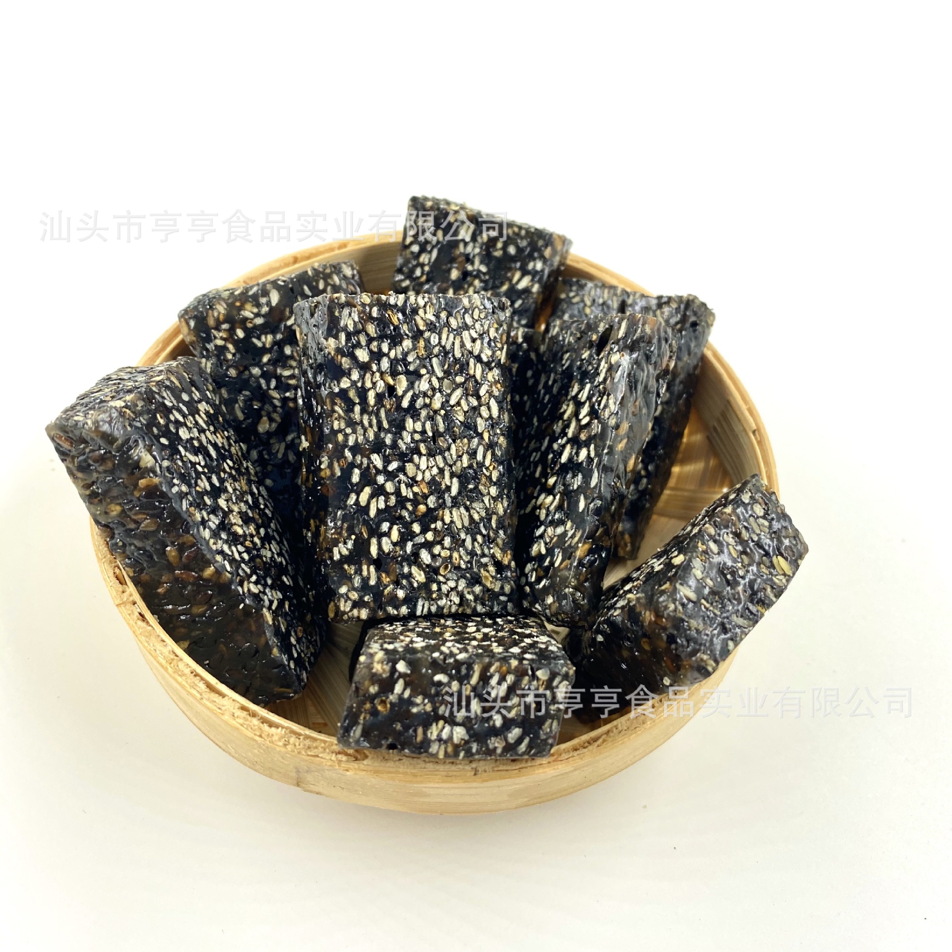 黑芝麻糕甜味芝麻软糖 咸味独立包装芝麻糕潮汕特产零食年货糕点