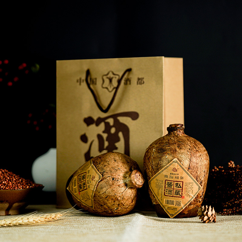 图台封坛原浆酒酱香型白酒粮食酒洞藏老酒坛装整箱53度500ml*6瓶