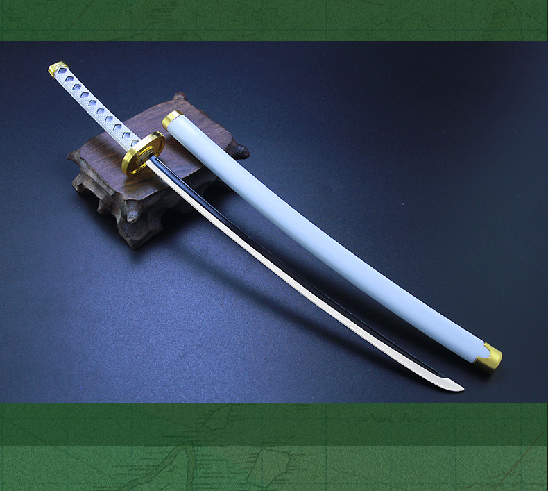 海贼王动漫周边索隆和道一文字大快刀带鞘武器模型全金属工艺品