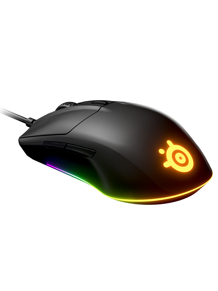 【77g轻量化】steelseries赛睿 rival 3 游戏鼠标有线