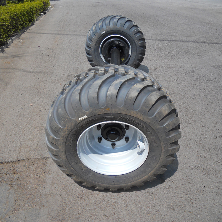 5打捆机车轴 气刹农用拖车轴 可定制加工