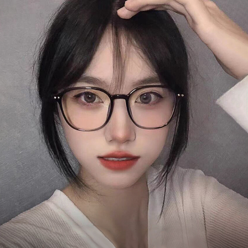 85018近视眼镜女专业配镜框 高颜值素颜神器防蓝光显脸小帅气网红