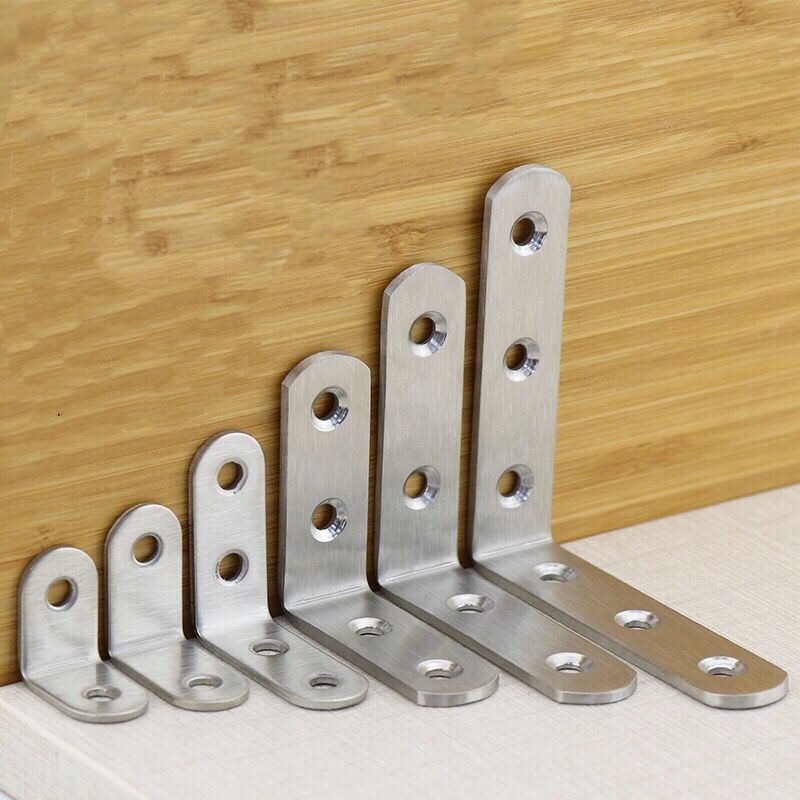 直角固定器不锈钢角码90度支架家具固定层板托码角铁片角码.代发