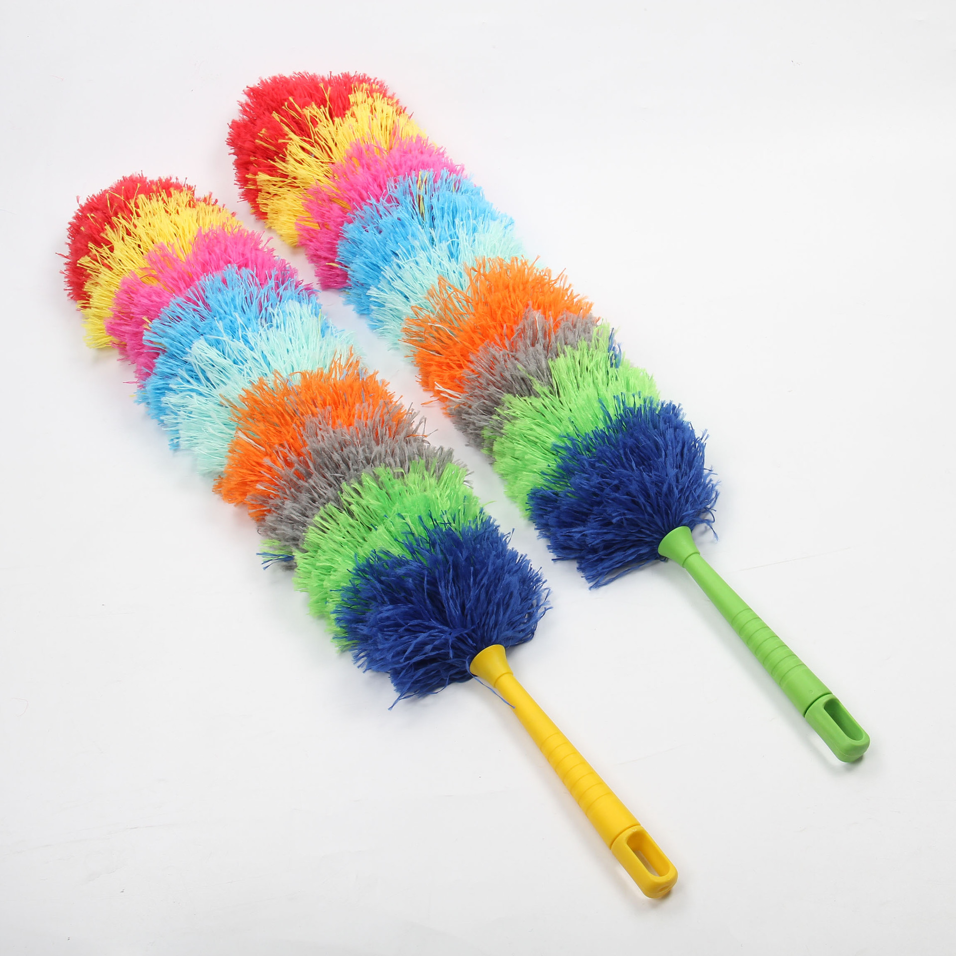 Cross-Border Hot Selling Superfine Fiber Feather Duster Household Cleaning Dust Remove Brush Environment-Friendly Flexible Feather Duster