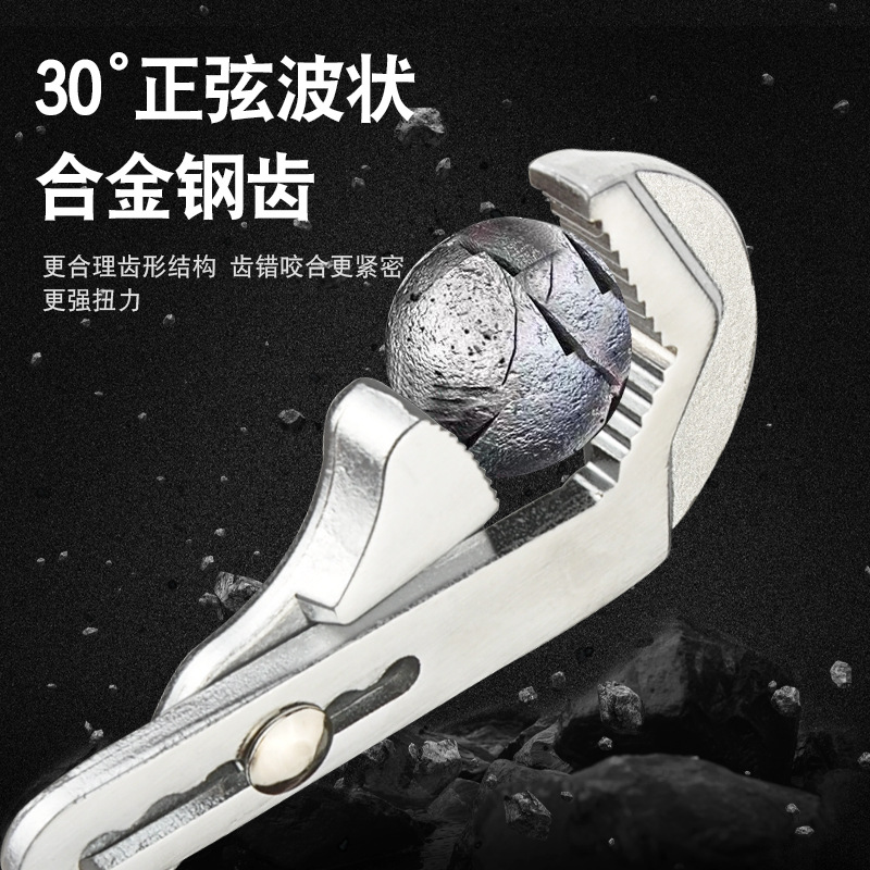 Universal Wrench Multifunctional Universal Extra Large Open-End Wrench Adjustable Wrench Wholesale Open Bathroom Wrench Tool
