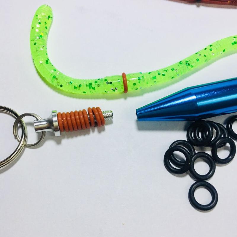 面条虫工具上圈器保护圈上饵器O形圈装饵工具送保护圈包邮龚之荣