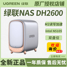 适用于绿联私有云DH2600系列4G内存双盘位NAS网络存储硬盘服务器