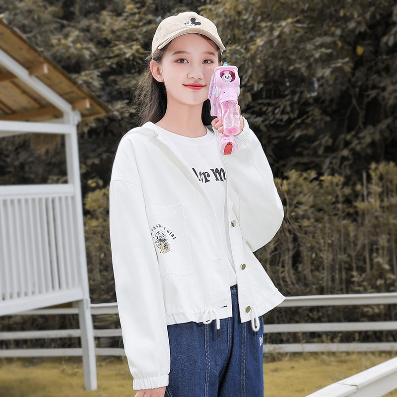 初中生外套女秋季2021新款宽松高中学生棒球服青少年少女秋装夹克