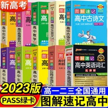 2024春学霸绿卡图解速记高中数理化高一二三基础知识图解速口袋书