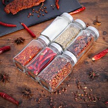 12pcs Spice Jars Kitchen Organizer Storage Holder Container