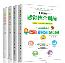 全彩图解感觉统合训练系列 共4册 认知训练 0-6岁婴幼儿家庭教育