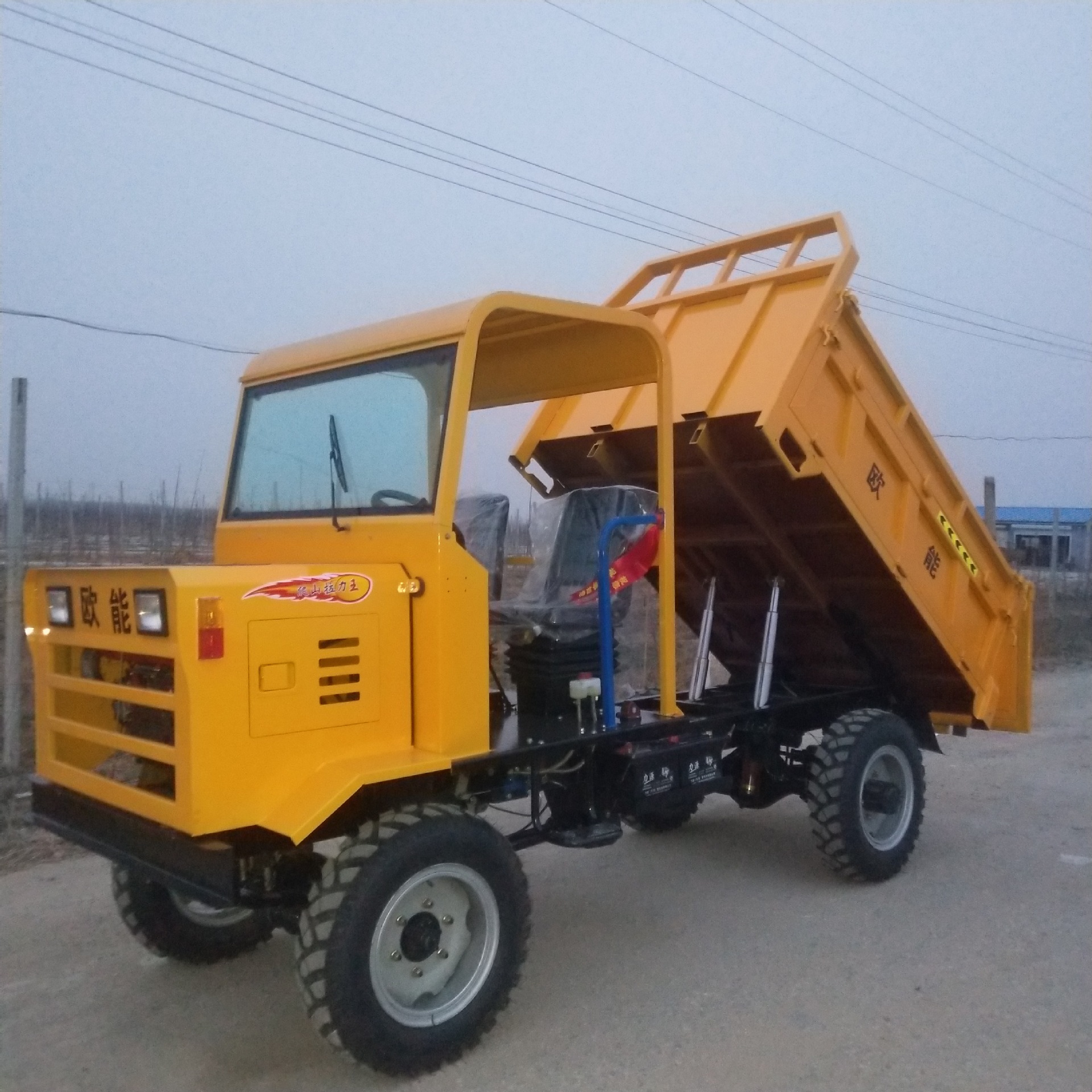 0成交0部工程柴油四轮车 四缸发动机 大小型号可 全时四驱四轮六轮车