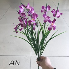 单支马兰花塑料花兰花假花假草栅栏花手工花装饰花杈大玉兰