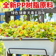 花盆家用塑料种菜盆长方形多肉箱种植箱树脂大号盆栽阳台