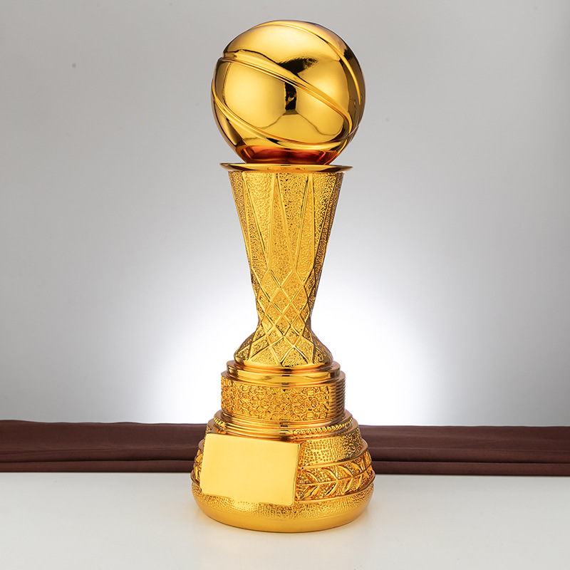 篮球nba奖杯38cm高冠军杯校园篮球比赛奖品树脂工艺摆件冠亚季