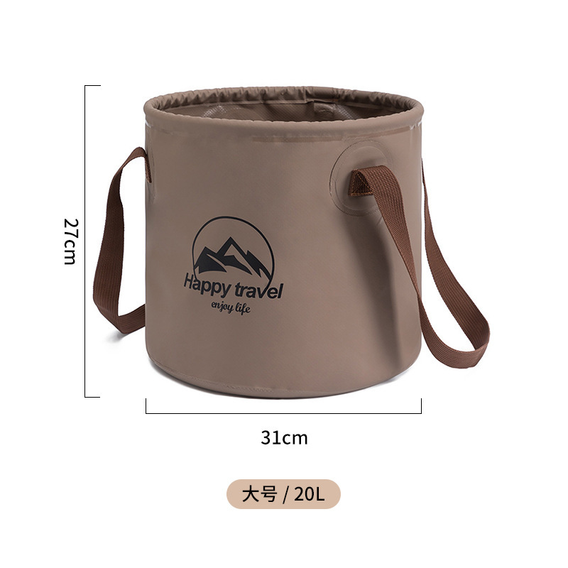 Travel Collapsible Bucket Portable Camping Picnic Fishing Bucket Live Fish Outdoor Multifunctional Foot Bath Barrel Bucket