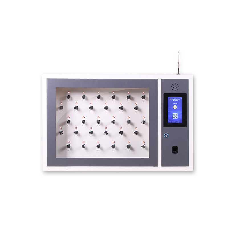 Factory Customized Smart Key Cabinet RFID Fingerprint Face Recognition Key Management System Networking Smart Key Cabinet