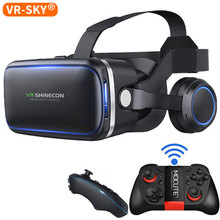 VR SHINECON千幻6代G04E耳机版手机3D虚拟现实头盔VR眼镜